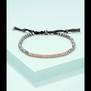 Stella & Dot Tribute Bracelet Crystal & Cord​​​​​​